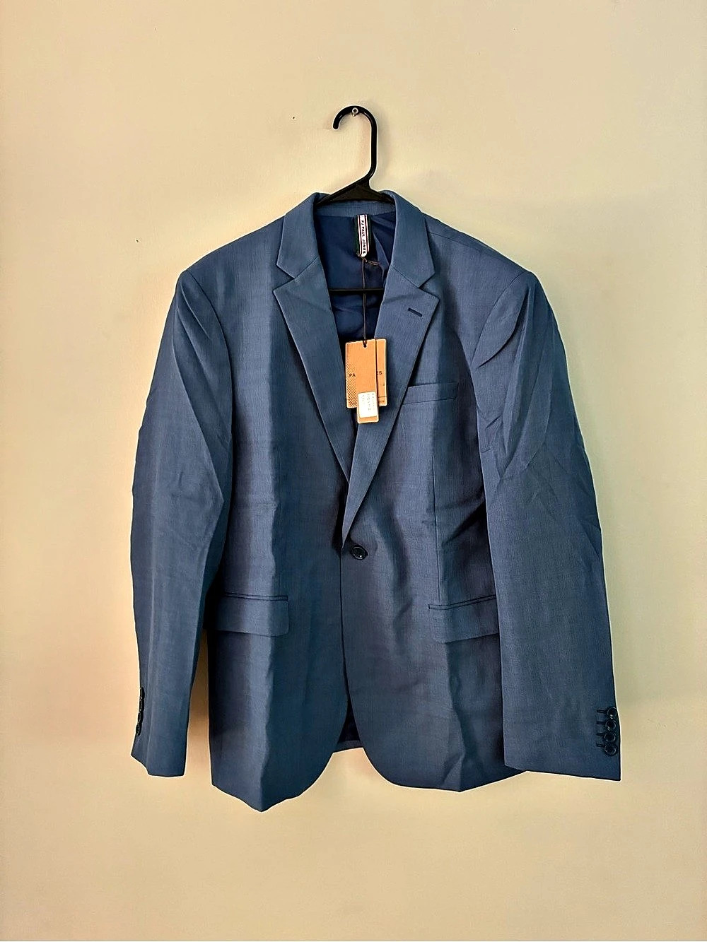 PJ Paul Jones Men's Casual Lightweight Blazer Blue Large